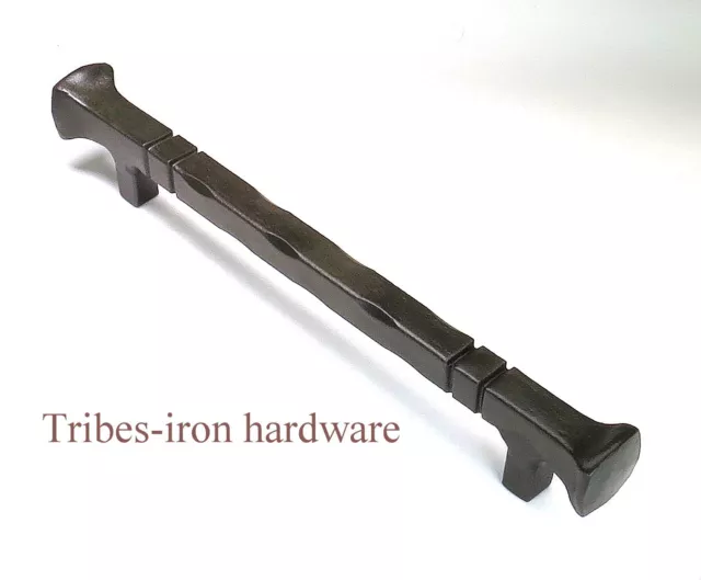 8" Forged Iron Cabinet Drawer Pull Handle Farmhouse Kitchen Cupboard Door 160mm