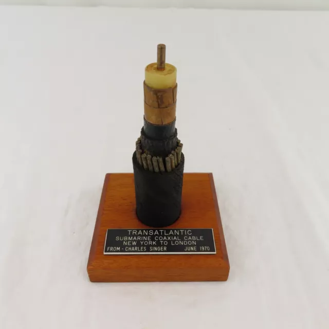 Transatlantic Submarine Coaxial Cable New York to London Charles Singer, 1970