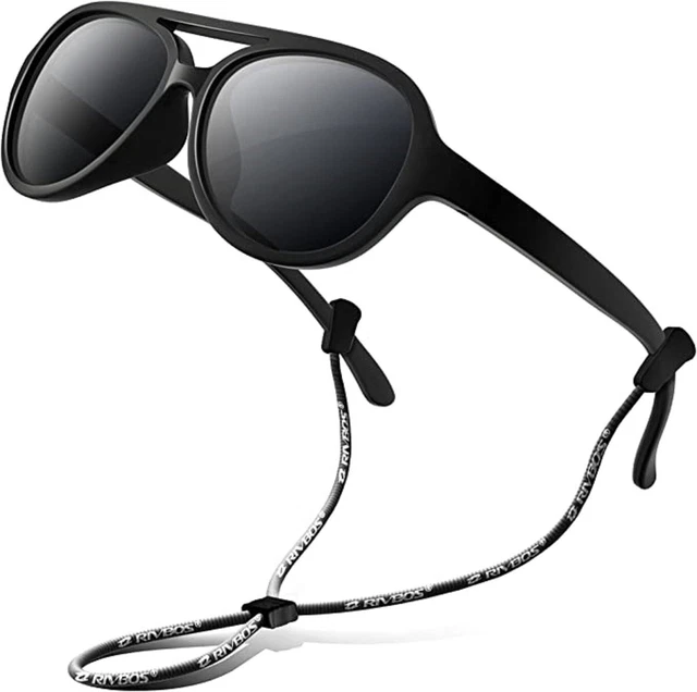 RIVBOS Kids Sunglasses Polarized UV Protection Flexible Rubber for Boys Girls 3+