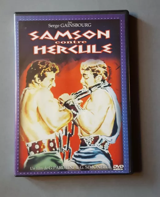 DVD SAMSON CONTRE HERCULE -Serge GAINSBOURG / Brad HARRIS - PAROLINI