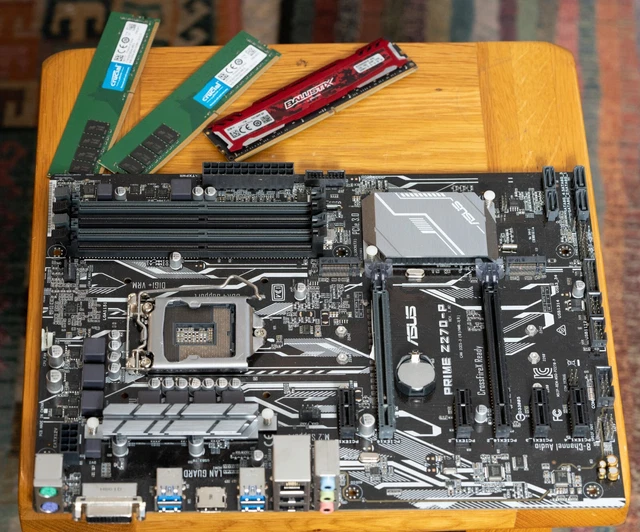 ASUS PRIME Z270-P LGA 1151, Intel ATX Motherboard WITH 32GB MEMORY! £78 ...