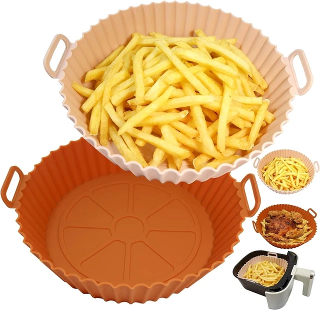 FODERE CARTA PERGAMENA pentola in silicone per friggitrice ad aria