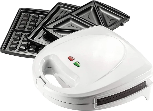 Judge JEA59 geröstete Sandwichmaschine, Waffelmaschine und Panini Grillpresse mit 3 2