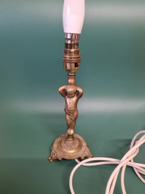 Vintage Brass Table  Light