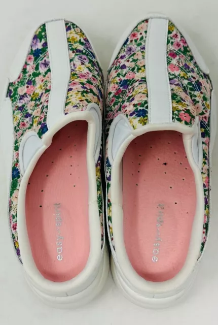 Easy Spirit Women's Traveltime Slide Shoes White/Floral Size:7 172K 3