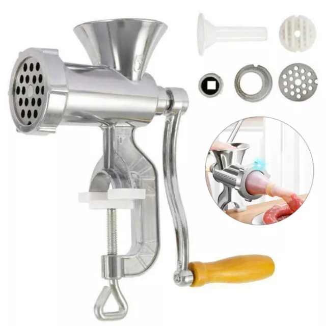 Versatile Manual Meat Grinder for Ground Meat Milling Enema and Noodles