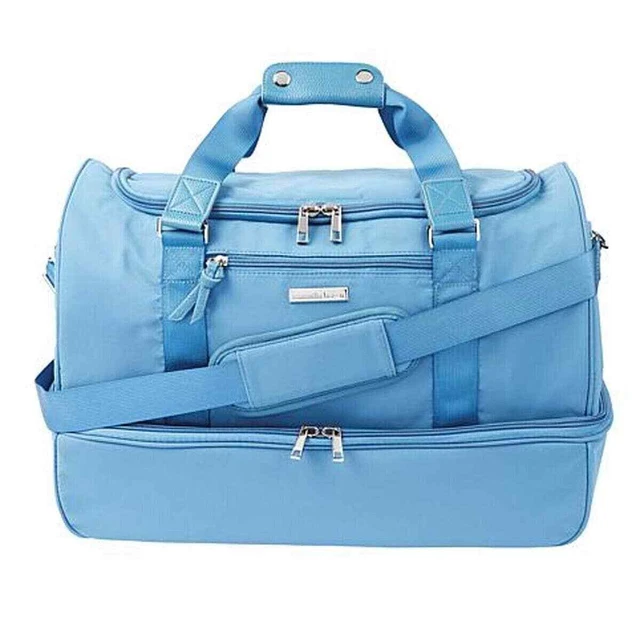 Samantha Brown To-Go Zipper Compartment Weekender - Blue