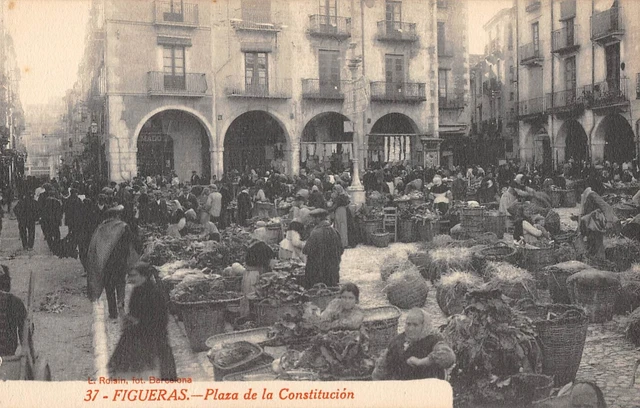 CPA Espagne Figueras Carcel - Carte Postale Ancienne Ville - Années 1900