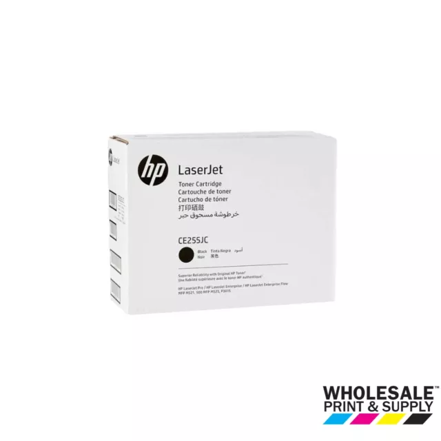HP CE255JC Black LaserJet Toner Cartridge