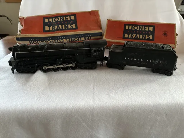 Lionel # 671 Steam Locomotive With Coal Car