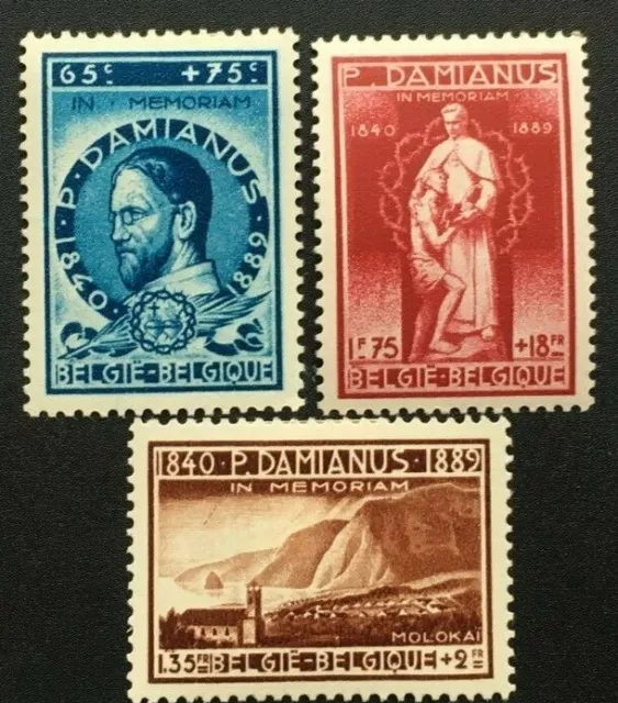 Briefmarke Belgien Briefmarke - Yvert Und Tellier N°728 Rechts 730 N MH (Cyn41)