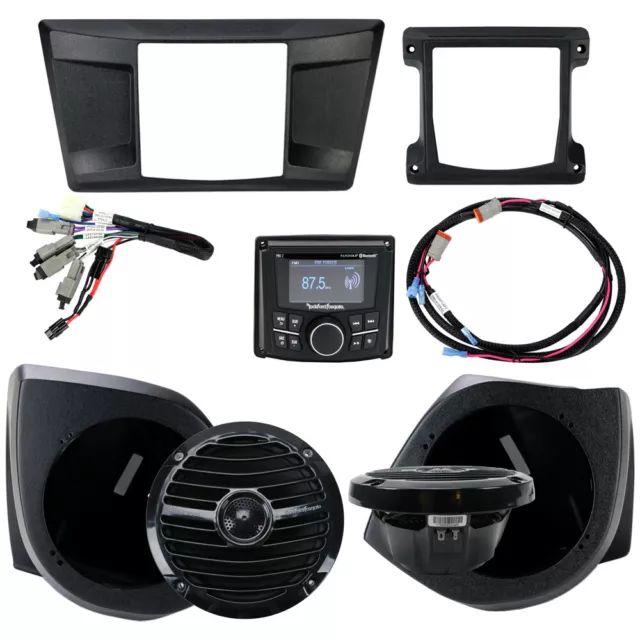 Rockford Fosgate YXZ-STAGE2 Stereo & Front Lower Speakers Kit for Yamaha YXZ