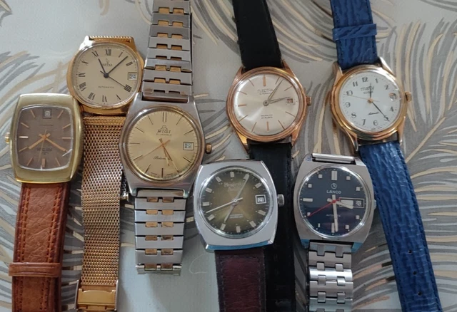 Lot De 3 Montres à Gousset Mécaniques Argent Plaqué Neufes - Style WW2 - Éditions Atlas