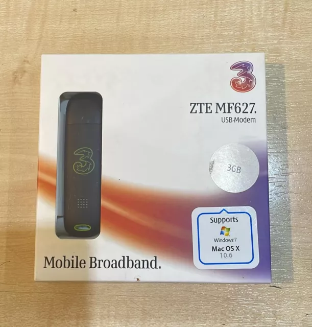 New ZTE MF627 USB 3G Modem 3 Mobile Broadband