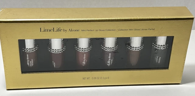 Limellife By Alcone Mini Colección Perfecta De 6 Tonos Brillo Labial Nuevo En Caja