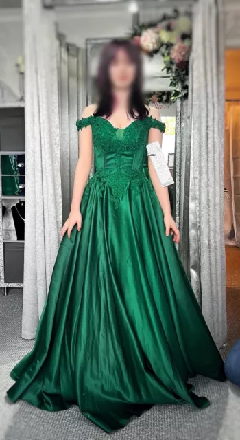 Green prom dress size 4 (prom Frocks) 2