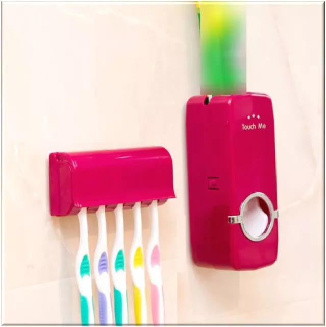 Toothbrush Holder Wall Mount Rack Stand Hooks Suction Cup Tooth Brush Holder