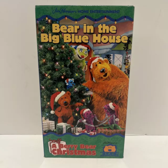 BEAR IN THE Big Blue House A Berry Bear Christmas VHS Jim Henson $11.99 ...
