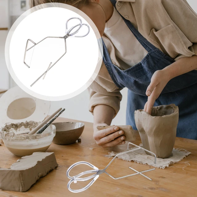 Pied À Coulisse En Poterie Émaillée Pince À Glacis Outils De Préhension Agrafe