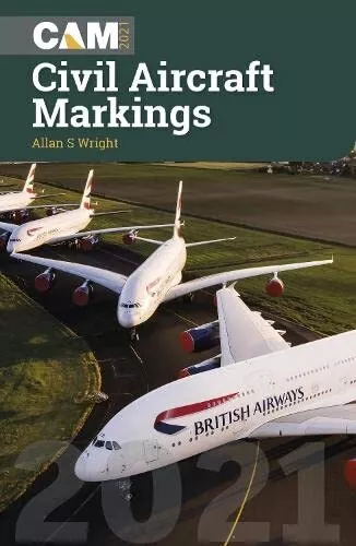 Civil Aircraft Markings 2021 by Wright, Allan Book The Cheap Fast Free Post