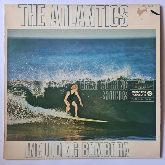 The Atlantics – Great Surfing Sounds: Including Bombora - 1970 - Vinyl Record