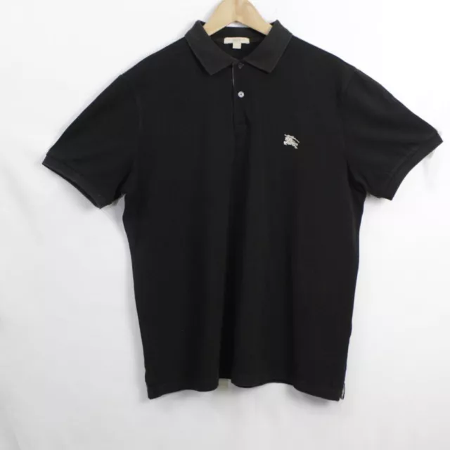 Polo Burberry nero taglia XL da uomo