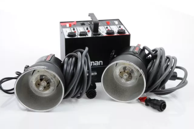 Norman 808M Flash Power Pack, 2x LH500 Heads, Power Cable #LotC