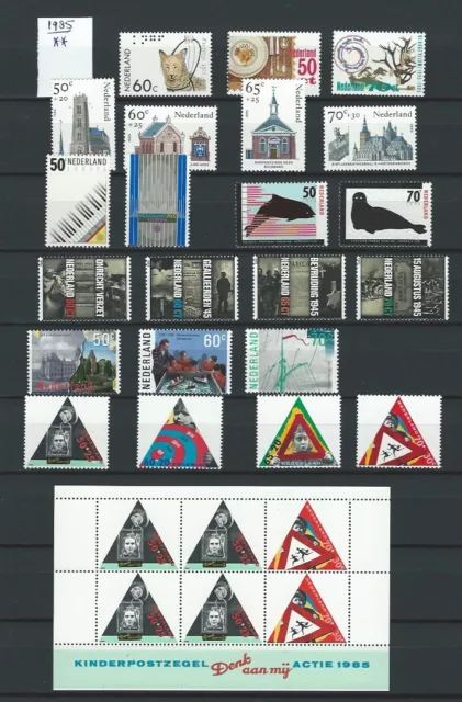 Niederlande Jahrgang 1985 Postfrisch nach NVPH Komplett jaargang