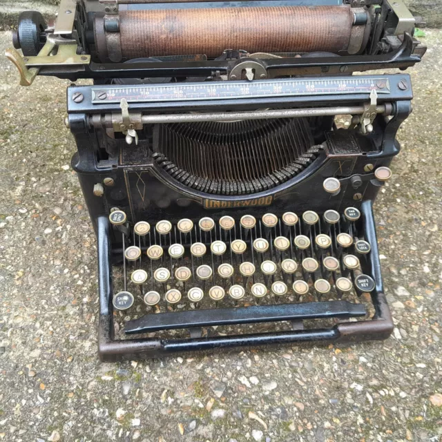 antique underwood no5 typewriter 1919