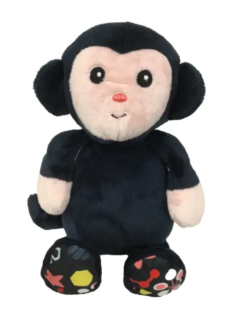 Manhattan Toy Company Monkey Soft Hug Toy Black Chimp Plush Toy Comforter