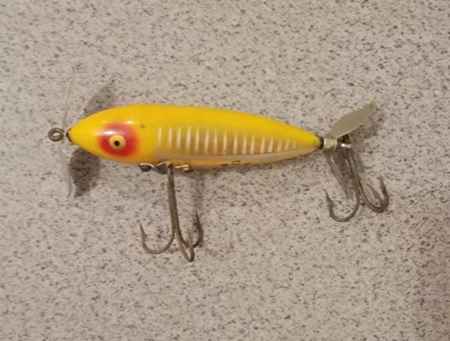 HEDDON WOUNDED SPOOK Yellow Fishing lure $24.89 - PicClick