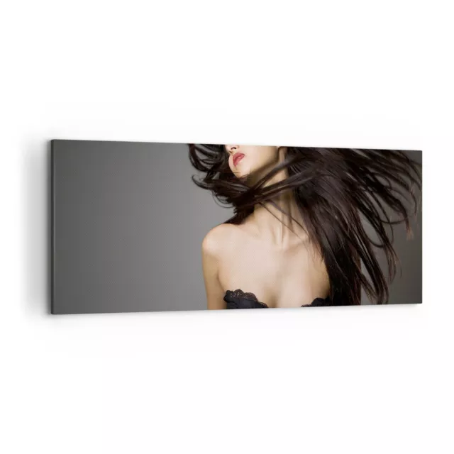 Cuadro Sobre Lienzo 120x50cm Cuadros Pared Belleza moda modelo posando Wall Art