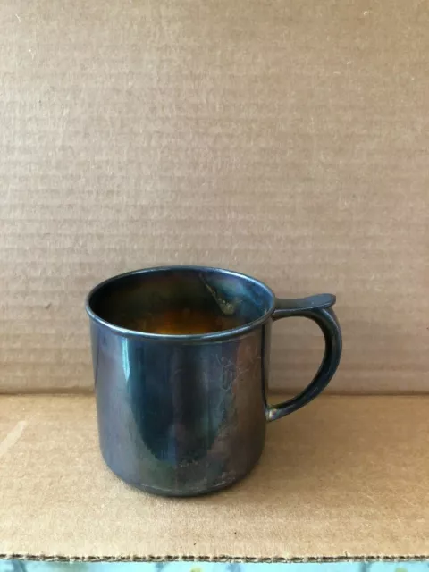 Vintage WM Rogers & Son Silver Plated Baby Cup