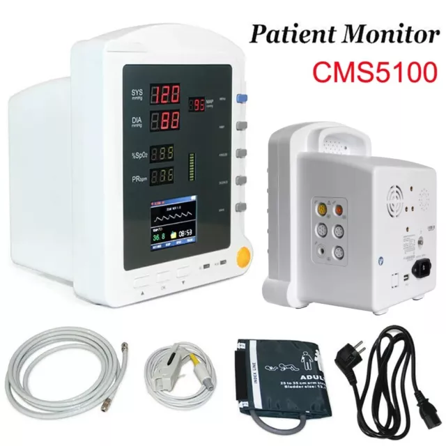 Monitor de signos vitales del paciente multiparametro SPO2,NIBP, PR CMS5100 3