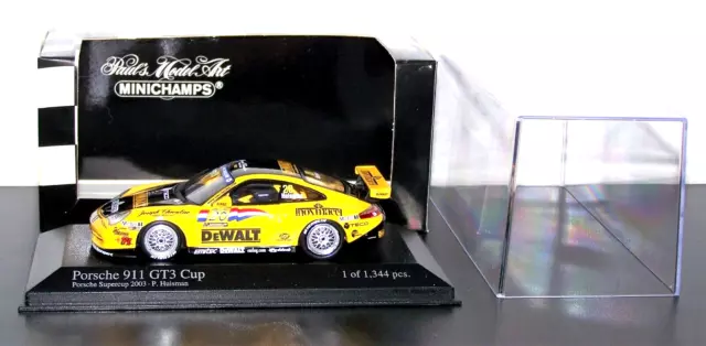 1:43 Porsche 911 GT3 #20 "Carrera Cup 2003 - DeWALT Huisman" 1st edition OVP