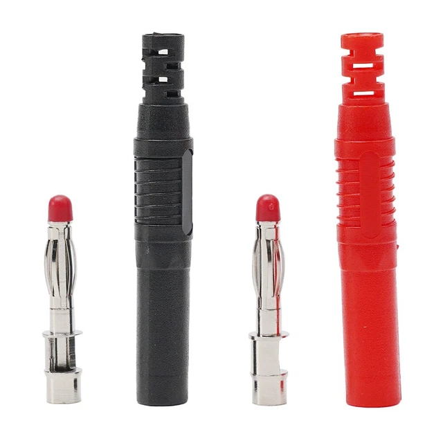 Useful Male Banana Plug 4mm Banana Connectors DIY Instrument Insulated