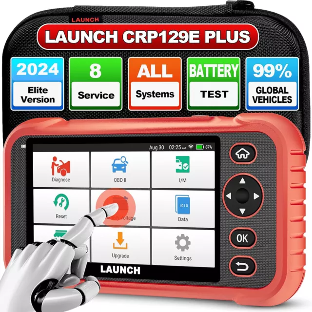 LAUNCH CRP129E PLUS OBD2 Diagnosegerät Profi Scanner Auslesegerät für Audi