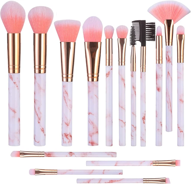 Pennelli Make up FILY  15 Set Di Pennelli per Fondotinta Polvere Blush Contorno