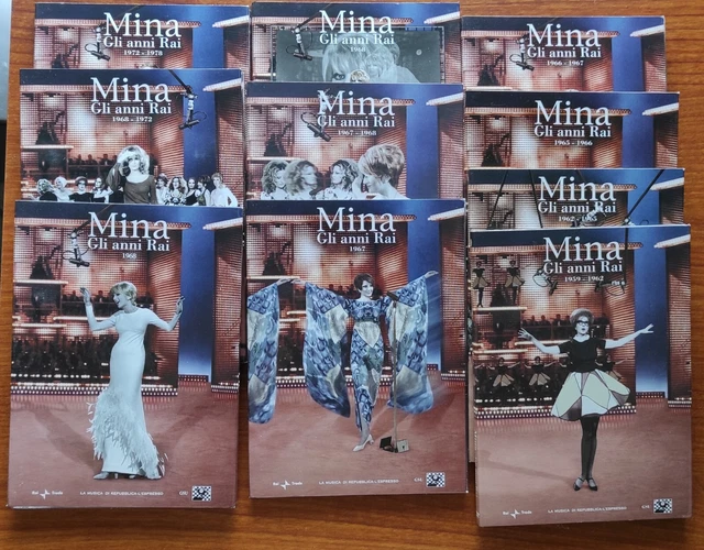 MINA GLI ANNI Della Rai. Completa. 10 Dvd EUR 30,00 - PicClick IT