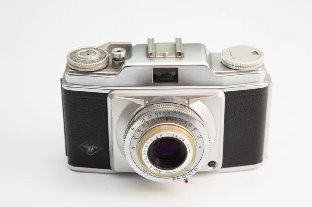 APPAREIL PHOTO-AGFA SILETTE ARGENTIQUE 1950-OBJECTIF 45mm 2,8-METAL 24X36mm--bon