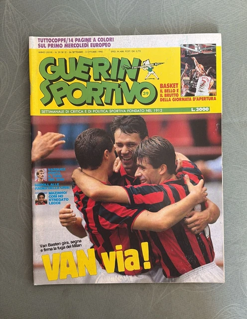 GUERIN SPORTIVO 1992/10 Van Basten Rimini Tomba Blanc @ EUR 6,99 - DE
