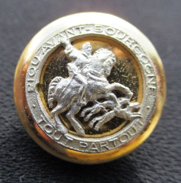 ANCIEN BOUTON VENERIE ÉQUIPAGE CHASSE CERF . 16 MM . A.P & Cie PARIS