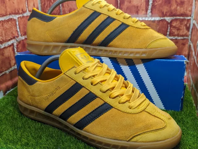 Yellow and blue adidas hamburgs clearance
