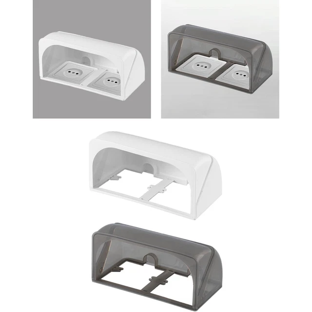 Cache-prises Sécurité Enfants - Lot De 50, Compatible Prises EU, Installation Facile Sans Outils, Protection Anti-poussière Et Anti-choc