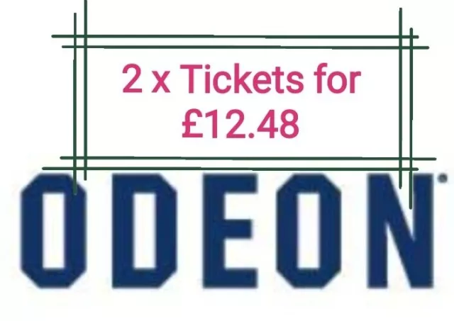 2 X ODEON CINEMA UK TICKETS * LUXE & regular * 99p No Reserve Joblot❤💖💖💖💖💖 2 X ODEON CINEMA UK TICKETS * LUXE & regular * 99p No Reserve Joblot❤💖💖💖💖💖