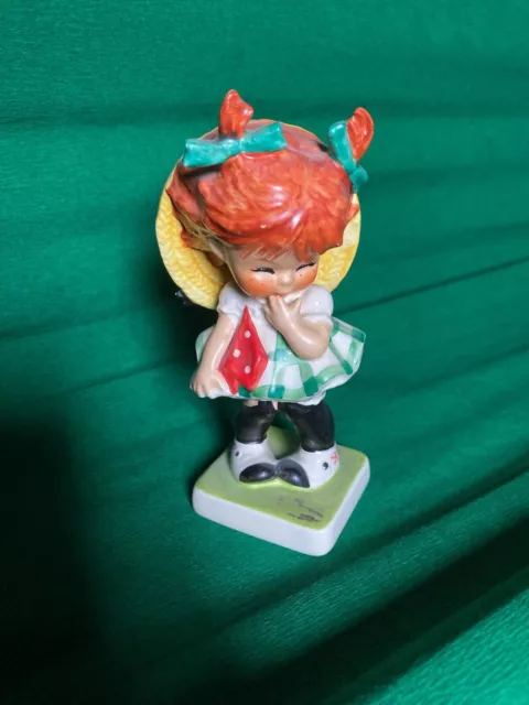 Hummel Goebel Figur Red Head Girl Little Miss Coy Vintage 1957 Charlot BYI