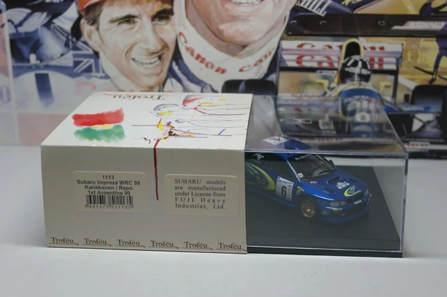 Miniature Trofeu 1/43 – Subaru Impreza WRC 99 – Vainqueur Portugal 1998 (occ)