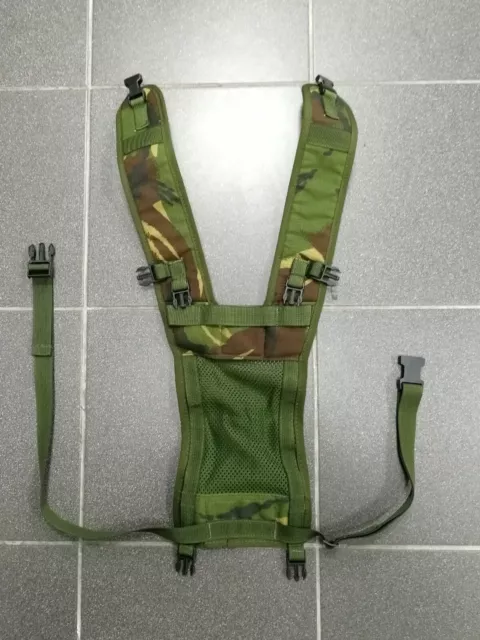 Genuine British Army DPM Yoke Side Pouch Webbing PLCE Daysack Shoulder Straps 2