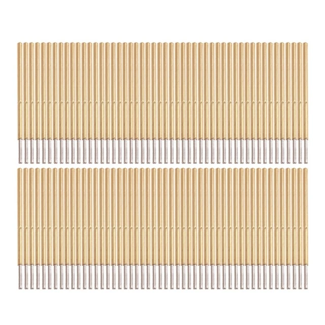 SPRING TEST PROBES 100 Pcs Round for Head Pogo Pin Contact Probe Test ...