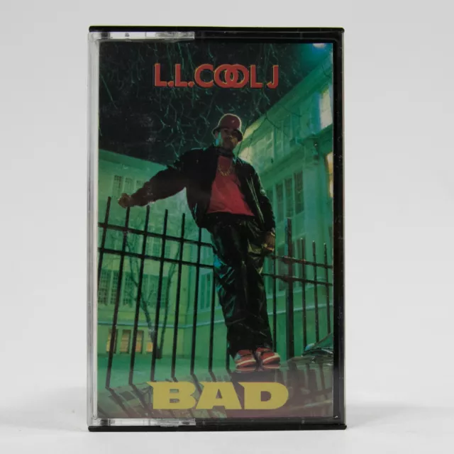 LL COOL J "BAD" BIGGER AND DEFFER Cassette Tape 1987 Rap Hip-Hop Rare